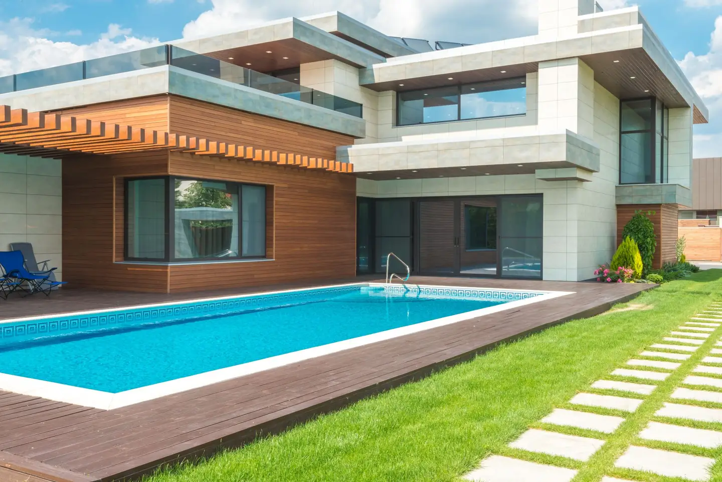 Swimming pool built in Belmont North, NSW